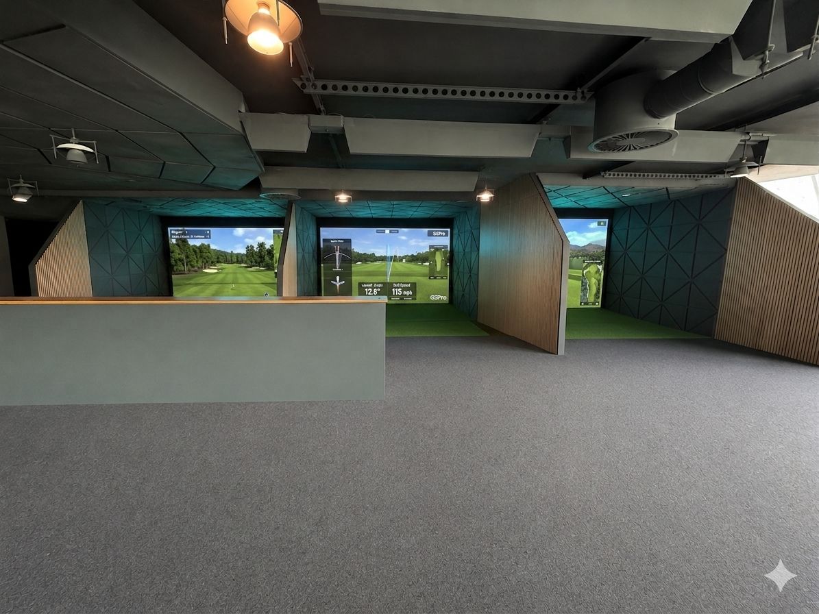 The 19th indoor golf simulator bays